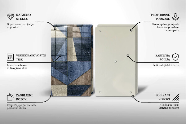 Worktop protector Geometric abstraction