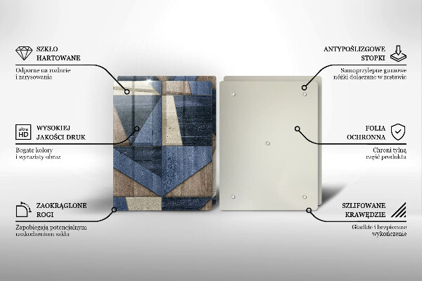 Worktop protector Geometric abstraction