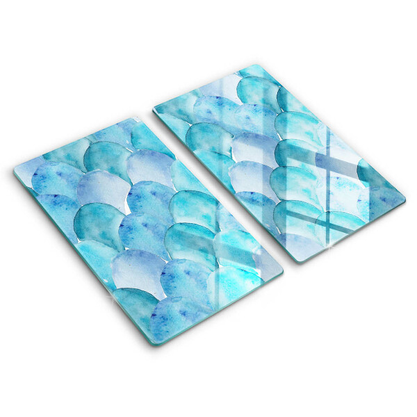 Worktop protector Watercolor scales