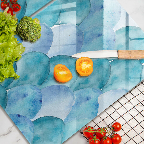 Worktop protector Watercolor scales