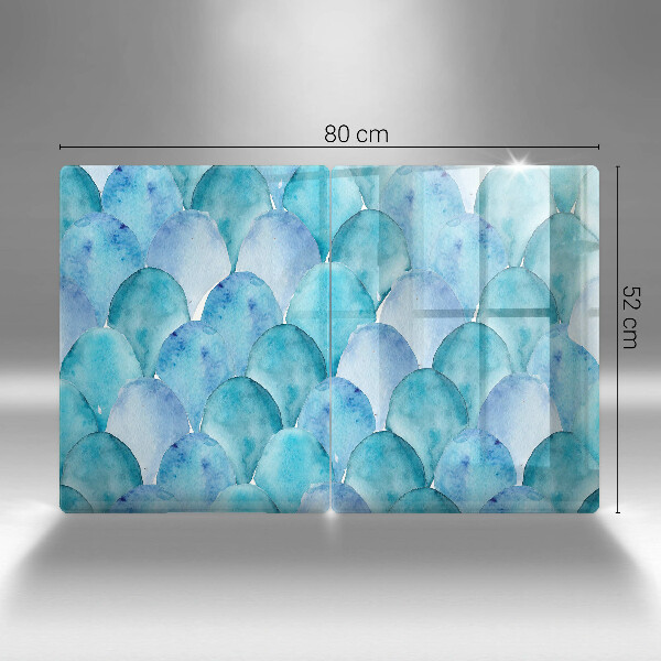 Worktop protector Watercolor scales