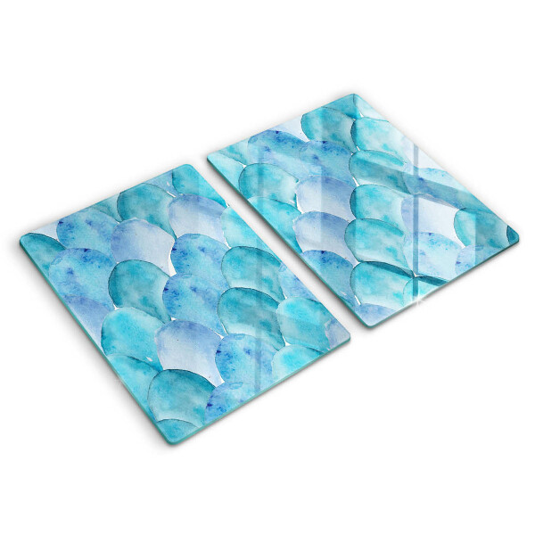 Worktop protector Watercolor scales