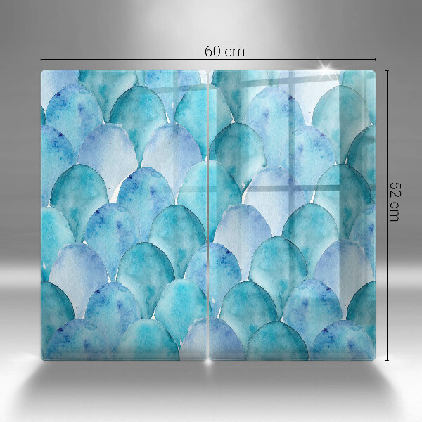 Worktop protector Watercolor scales