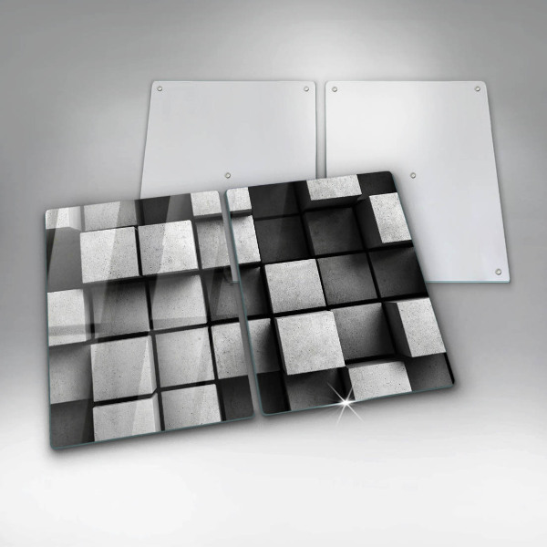 Worktop protector 3D geometry background