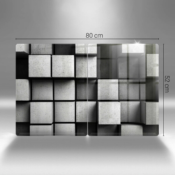 Worktop protector 3D geometry background