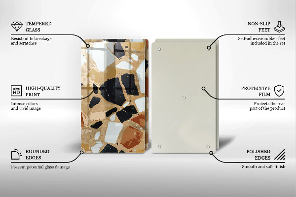 Worktop protector Decorative stones