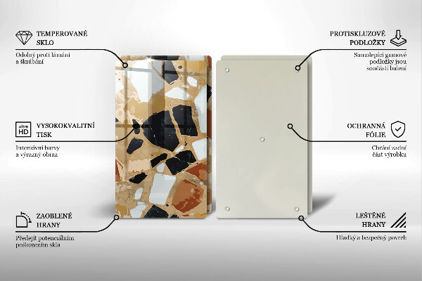 Worktop protector Decorative stones