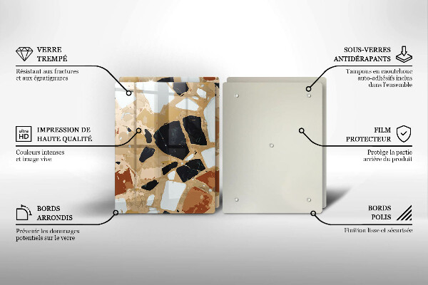 Worktop protector Decorative stones