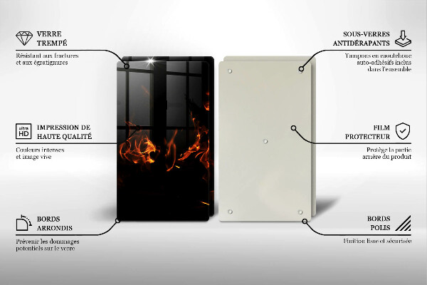 Worktop protector Fire flame