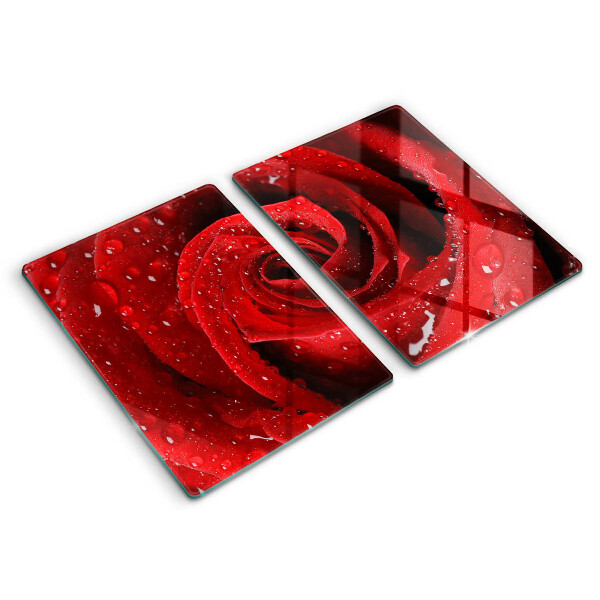 Kitchen worktop saver Rose flower petals