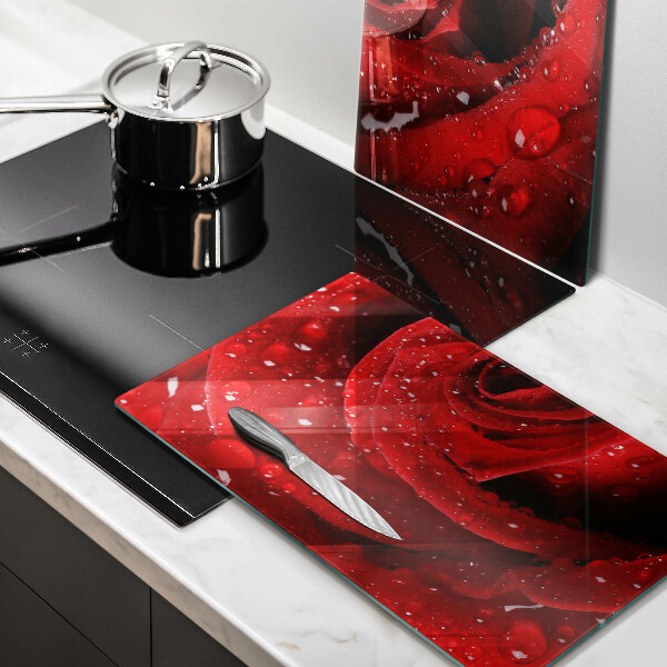 Kitchen worktop saver Rose flower petals
