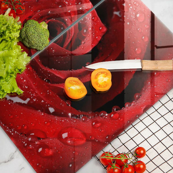 Kitchen worktop saver Rose flower petals