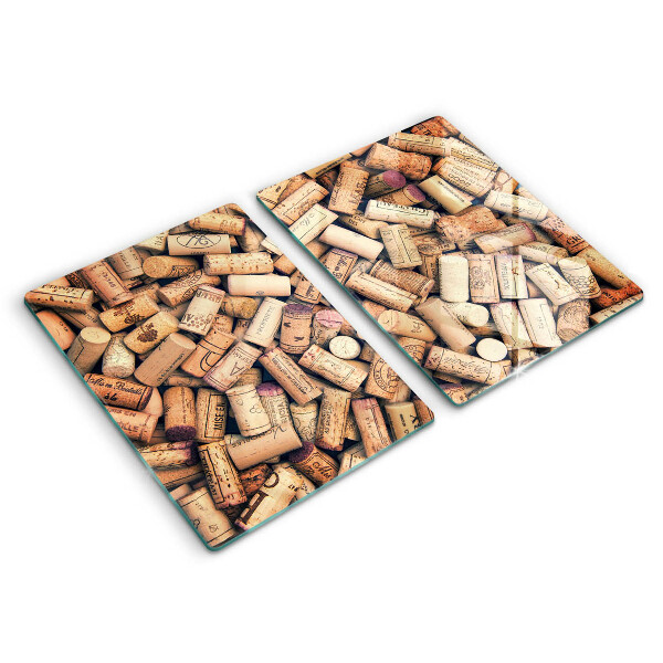 Kitchen worktop saver Wine corks pattern