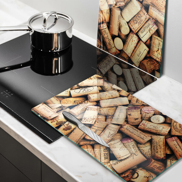 Kitchen worktop saver Wine corks pattern
