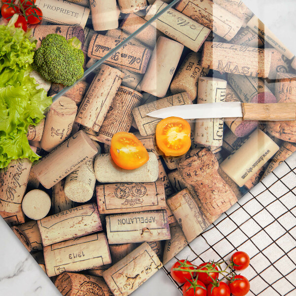 Kitchen worktop saver Wine corks pattern