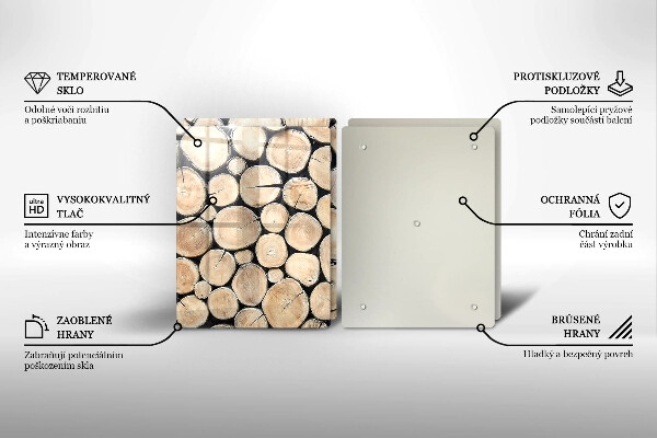 Kitchen worktop saver Wood trunks of the tree