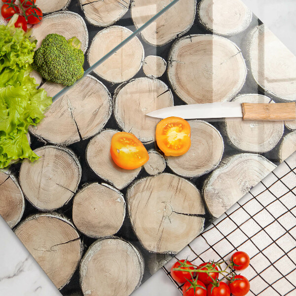 Kitchen worktop saver Wood trunks of the tree