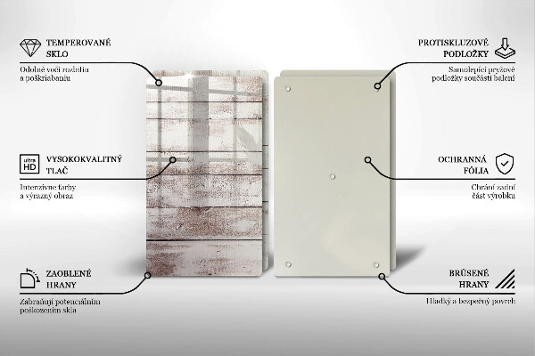 Kitchen worktop saver Old wood boards