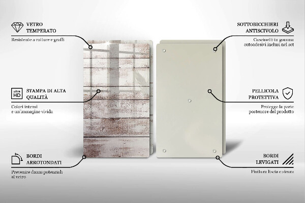 Kitchen worktop saver Old wood boards