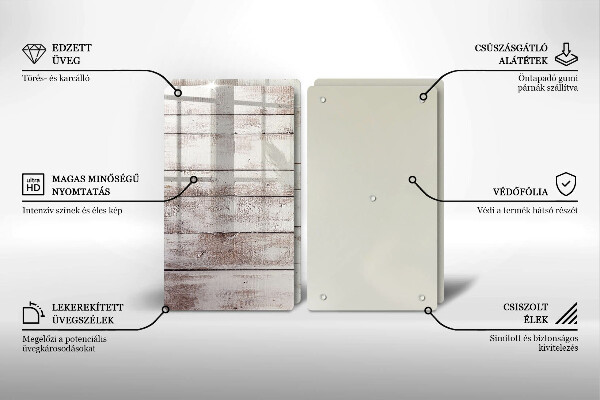 Kitchen worktop saver Old wood boards