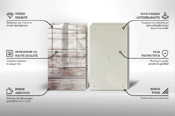 Kitchen worktop saver Old wood boards