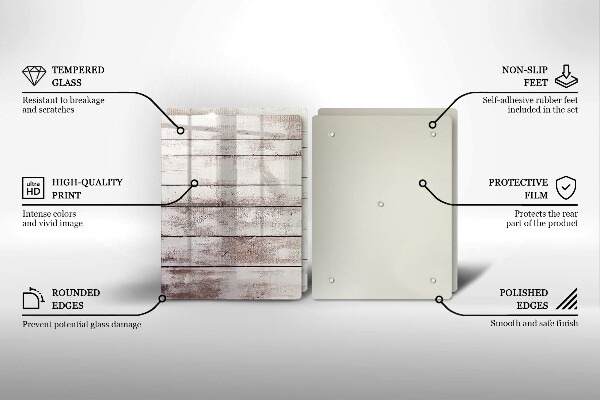 Kitchen worktop saver Old wood boards
