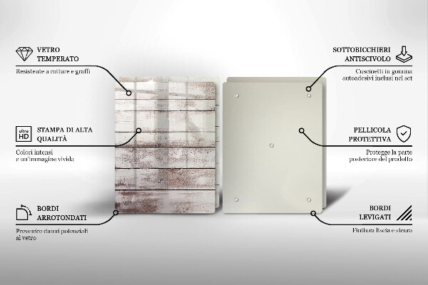 Kitchen worktop saver Old wood boards
