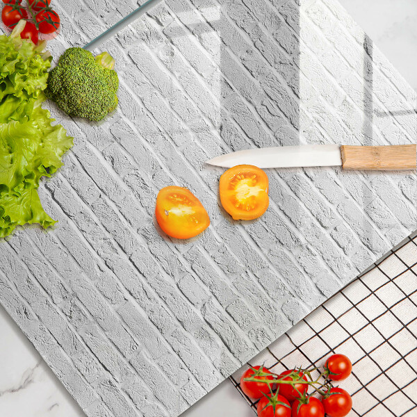 Kitchen worktop saver Brick wall