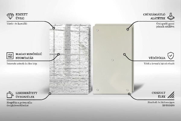 Kitchen worktop saver Brick wall