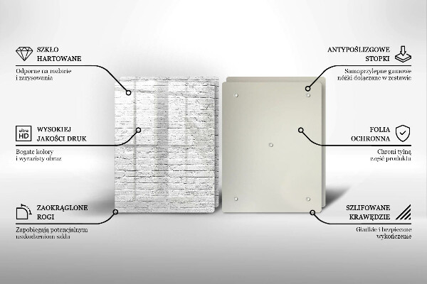 Kitchen worktop saver Brick wall