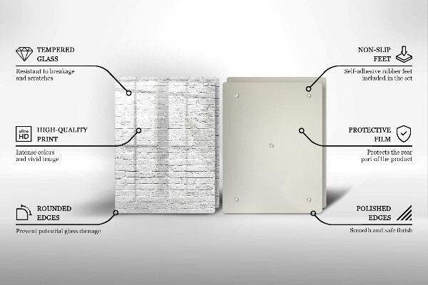 Kitchen worktop saver Brick wall