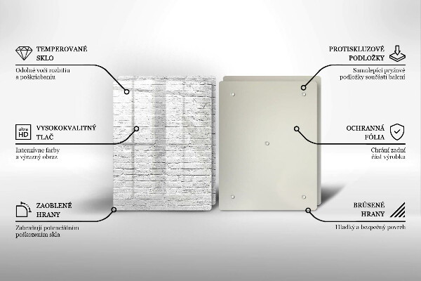 Kitchen worktop saver Brick wall