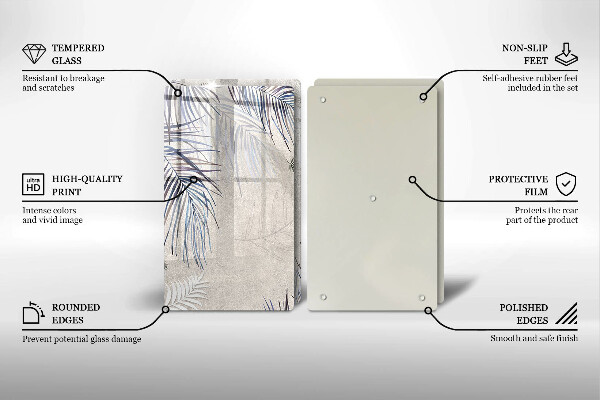 Worktop protector Subtle leaves