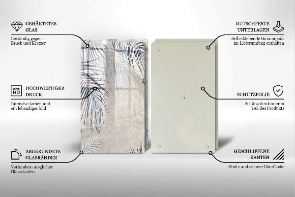 Worktop protector Subtle leaves