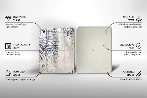 Worktop protector Subtle leaves