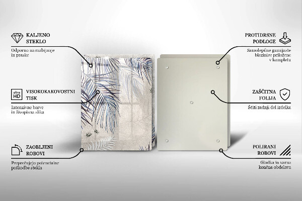 Worktop protector Subtle leaves