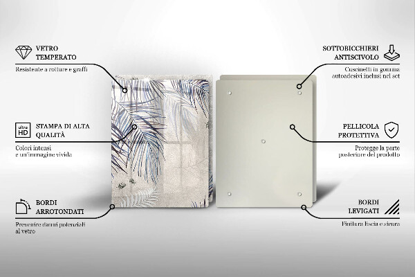 Worktop protector Subtle leaves