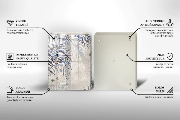 Worktop protector Subtle leaves