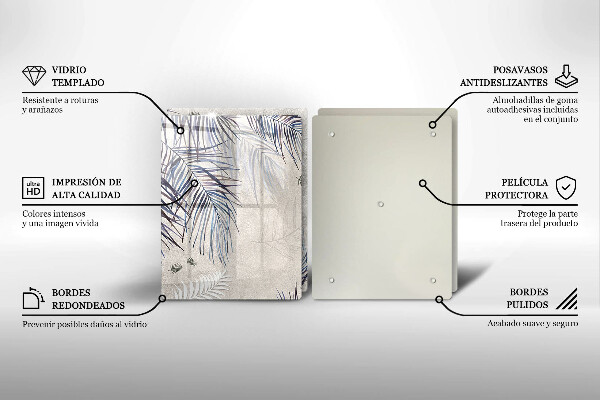 Worktop protector Subtle leaves