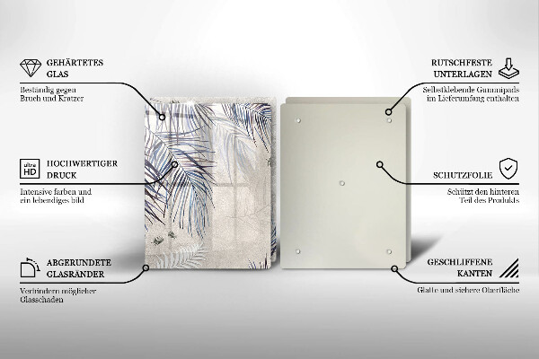 Worktop protector Subtle leaves