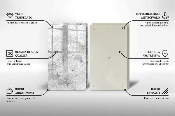 Worktop protector Concrete texture