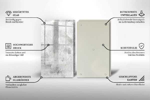 Worktop protector Concrete texture