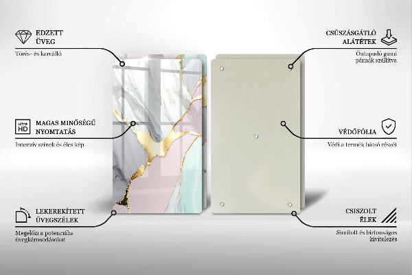 Worktop protector Pastel marble