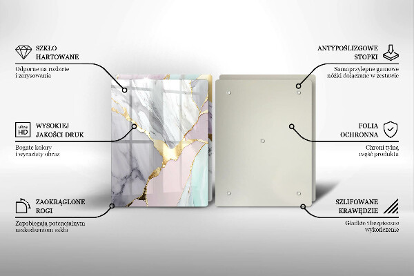 Worktop protector Pastel marble