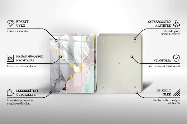 Worktop protector Pastel marble