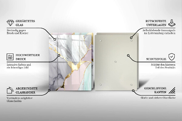 Worktop protector Pastel marble