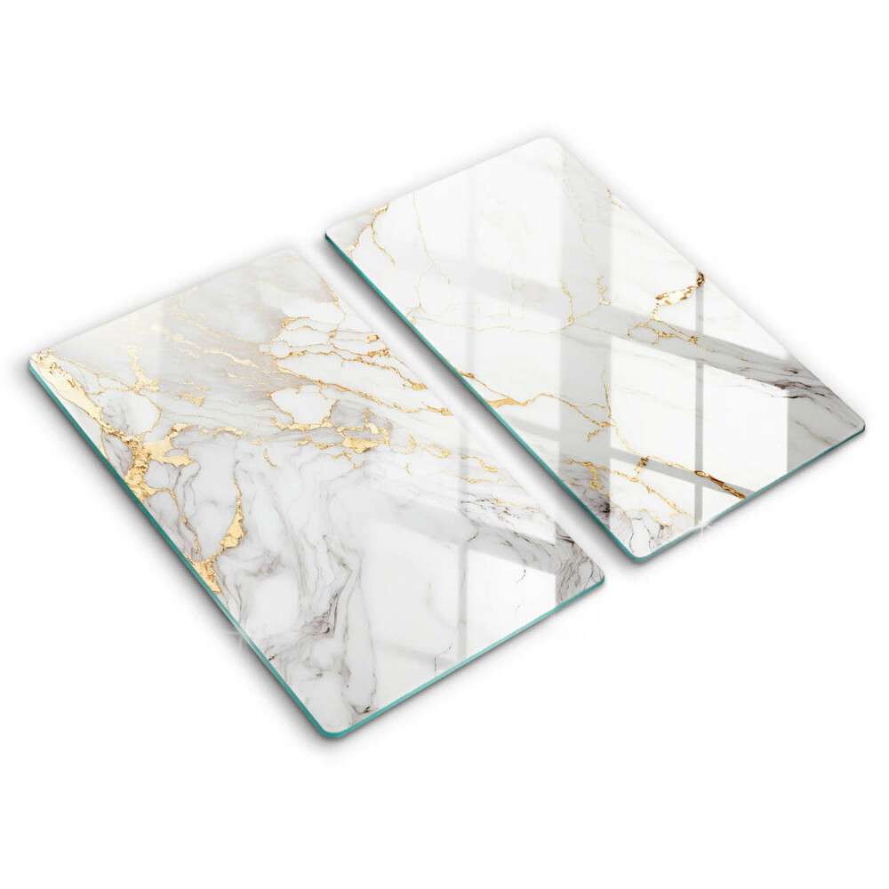 Worktop protector Light marble with gold