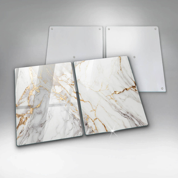 Worktop protector Light marble with gold