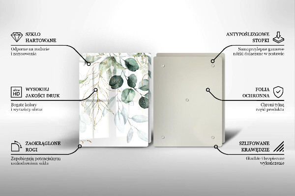 Worktop protector Painted plants