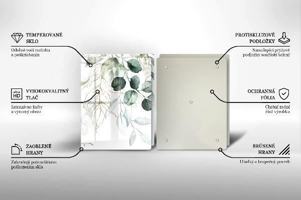 Worktop protector Painted plants